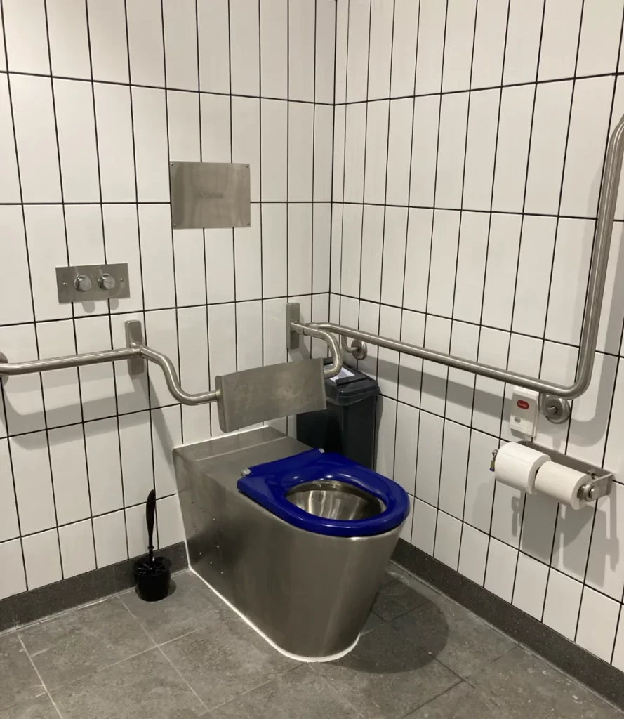 accessible toilet pan